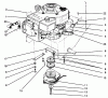 Toro 30156 - Mid-Size Proline Gear Traction Unit, 12.5 hp, 1994 (490001-499999) Listas de piezas de repuesto y dibujos ENGINE ASSEMBLY