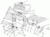 Toro 30156 - Mid-Size Proline Gear Traction Unit, 12.5 hp, 1994 (490001-499999) Listas de piezas de repuesto y dibujos FRAME ASSEMBLY