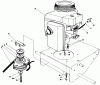 Toro 30165 - Mid-Size Proline Gear Traction Unit, 12.5 hp, 1991 (1000001-1999999) Listas de piezas de repuesto y dibujos ENGINE & CLUTCH ASSEMBLY