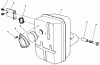 Toro 30165 - Mid-Size Proline Gear Traction Unit, 12.5 hp, 1991 (1000001-1999999) Ricambi MUFFLER ASSEMBLY