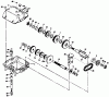 Toro 30165 - Mid-Size Proline Gear Traction Unit, 12.5 hp, 1991 (1000001-1999999) Listas de piezas de repuesto y dibujos TRANSMISSION MODEL NO. 700-039