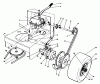 Toro 30165 - Mid-Size Proline Gear Traction Unit, 12.5 hp, 1992 (2000001-2999999) Listas de piezas de repuesto y dibujos AXLE ASSEMBLY