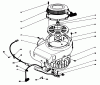 Toro 30165 - Mid-Size Proline Gear Traction Unit, 12.5 hp, 1992 (2000001-2999999) Listas de piezas de repuesto y dibujos RECOIL & FLYWHEEL ASSEMBLY