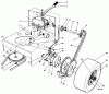 Toro 30165 - Mid-Size Proline Gear Traction Unit, 12.5 hp, 1993 (3900001-3999999) Listas de piezas de repuesto y dibujos AXLE ASSEMBLY