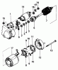 Toro 30170 - Mid-Size Proline Gear Traction Unit, 12.5 hp, 1991 (1000001-1999999) Listas de piezas de repuesto y dibujos ELECTRIC STARTER ALTERNATOR