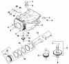 Toro 30175 - Mid-Size Proline Gear Traction Unit, 14 hp, 1991 (10000001-19999999) Listas de piezas de repuesto y dibujos CRANKCASE-ENGINE KOHLER MODEL NO. CV14T-1412