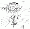 Toro 30175 - Mid-Size Proline Gear Traction Unit, 14 hp, 1991 (10000001-19999999) Listas de piezas de repuesto y dibujos ENGINE ASSEMBLY