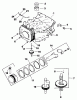 Toro 30175 - Mid-Size Proline Gear Traction Unit, 14 hp, 1992 (20000001-29999999) Listas de piezas de repuesto y dibujos CRANKCASE-ENGINE KOHLER MODEL NO. CV14T-1412