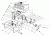 Toro 30175 - Mid-Size Proline Gear Traction Unit, 14 hp, 1992 (20000001-29999999) Listas de piezas de repuesto y dibujos FRAME ASSEMBLY
