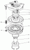 Toro 30175 - Mid-Size Proline Gear Traction Unit, 14 hp, 1993 (39000001-39999999) Listas de piezas de repuesto y dibujos CLUTCH ASSEMBLY NO. 54-3200