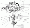 Toro 30175 - Mid-Size Proline Gear Traction Unit, 14 hp, 1993 (39000001-39999999) Listas de piezas de repuesto y dibujos ENGINE ASSEMBLY