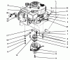 Toro 30176 - Mid-Size Proline Gear Traction Unit, 14 hp, 1995 (590001-599999) Listas de piezas de repuesto y dibujos ENGINE ASSEMBLY
