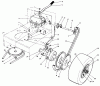 Toro 30180 - Mid-Size Proline Gear Traction Unit, 16 hp, 1991 (100001-199999) Ricambi AXLE ASSEMBLY