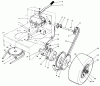 Toro 30180 - Mid-Size Proline Gear Traction Unit, 16 hp, 1991 (100001-199999) Pièces détachées AXLE ASSEMBLY