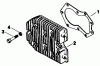 Toro 30180 - Mid-Size Proline Gear Traction Unit, 16 hp, 1991 (100001-199999) Listas de piezas de repuesto y dibujos CYLINDER HEAD-ENGINE KOHLER MODEL NO. MV16S-TYPE 56511