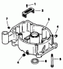 Toro 30180 - Mid-Size Proline Gear Traction Unit, 16 hp, 1991 (100001-199999) Ricambi OIL PAN-ENGINE KOHLER MODEL NO. MV16S-TYPE 56511