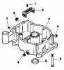 Toro 30180 - Mid-Size Proline Gear Traction Unit, 16 hp, 1992 (200001-299999) Listas de piezas de repuesto y dibujos OIL PAN-ENGINE KOHLER MODEL NO. MV16S-TYPE 56519