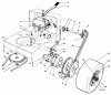 Toro 30180 - Mid-Size Proline Gear Traction Unit, 16 hp, 1993 (390001-399999) Listas de piezas de repuesto y dibujos AXLE ASSEMBLY