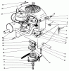 Toro 30180 - Mid-Size Proline Gear Traction Unit, 16 hp, 1993 (390001-399999) Listas de piezas de repuesto y dibujos ENGINE ASSEMBLY