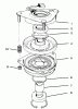 Toro 30181 - Mid-Size Proline Gear Traction Unit, 16 hp, 1995 (59000001-59999999) Listas de piezas de repuesto y dibujos CLUTCH ASSEMBLY NO. 54-3200