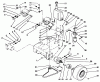 Toro 30185 - Mid-Size Proline Hydro Traction Unit, 14 hp, 1991 (10000001-19999999) Pièces détachées WHEEL ASSEMBLY & HYDRAULIC COMPONENTS