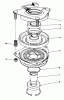 Toro 30185 - Mid-Size Proline Hydro Traction Unit, 14 hp, 1992 (20000001-29999999) Listas de piezas de repuesto y dibujos CLUTCH ASSEMBLY NO. 54-3200