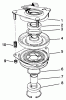 Toro 30185 - Mid-Size Proline Hydro Traction Unit, 14 hp, 1994 (49000001-49999999) Listas de piezas de repuesto y dibujos CLUTCH ASSEMBLY NO. 54-3200