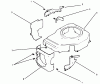 Toro 30186 - Mid-Size Proline Hydro Traction Unit, 14 hp, 1995 (590001-599999) Listas de piezas de repuesto y dibujos BLOWER HOUSING & BAFFLE-ENGINE KOHLER MODEL NO. CV14 S-1429
