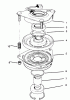 Toro 30186 - Mid-Size Proline Hydro Traction Unit, 14 hp, 1995 (590001-599999) Listas de piezas de repuesto y dibujos CLUTCH ASSEMBLY NO. 54-3200
