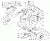 Toro 30190 - Mid-Size Proline Hydro Traction Unit, 18 hp, 1991 (10000001-19999999) Pièces détachées WHEEL ASSEMBLY & HYDRAULIC COMPONENTS