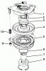 Toro 30190 - Mid-Size Proline Hydro Traction Unit, 18 hp, 1994 (49000001-49999999) Listas de piezas de repuesto y dibujos CLUTCH ASSEMBLY NO. 54-3200