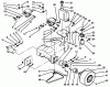 Toro 30190 - Mid-Size Proline Hydro Traction Unit, 18 hp, 1994 (49000001-49999999) Listas de piezas de repuesto y dibujos WHEEL ASSEMBLY & HYDRAULIC COMPONENTS