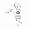 Toro 40114 - Power Handle, 1973 (3000001-3999999) Ricambi REWIND STARTER NO. 590473