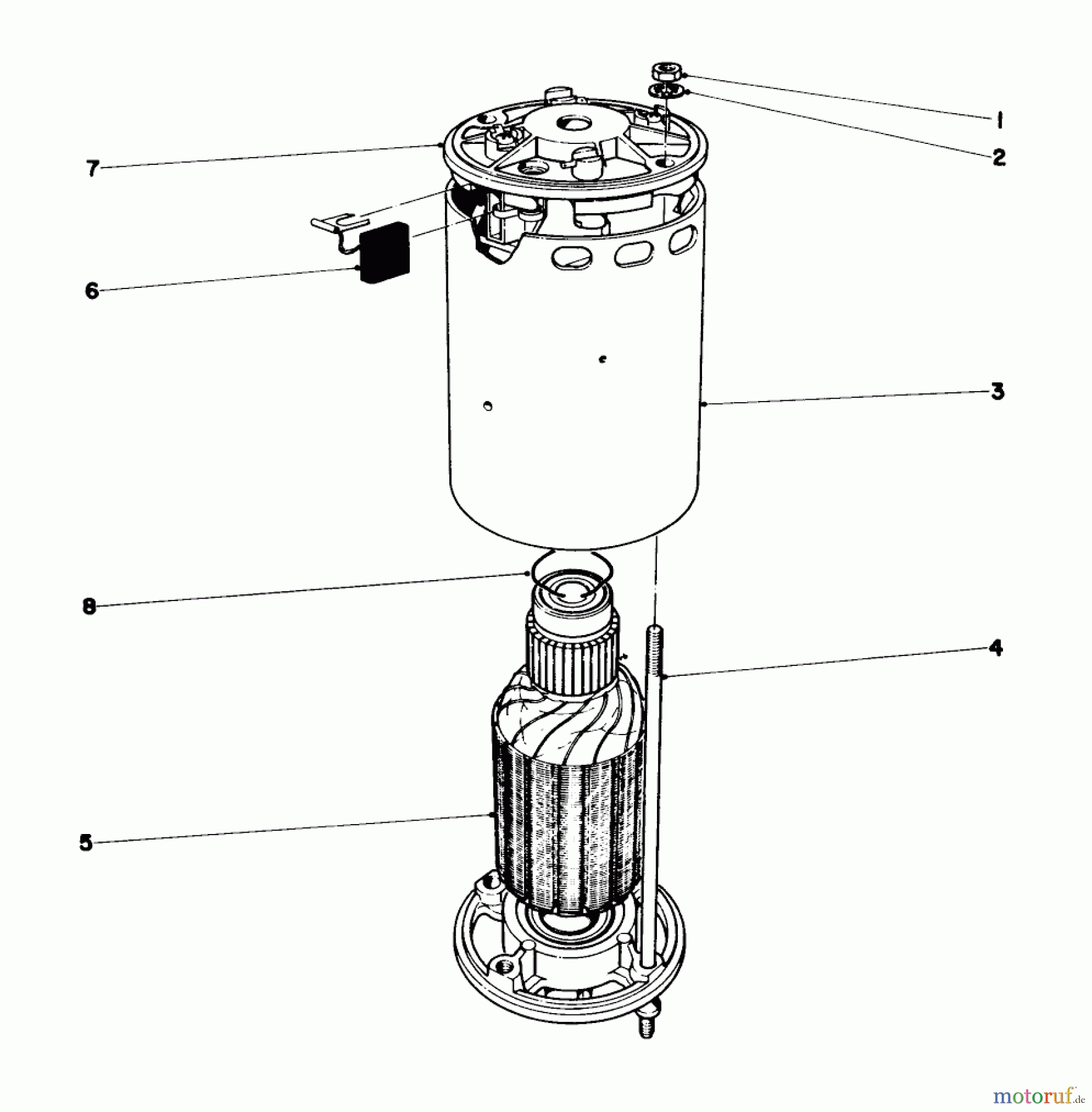  Toro Neu Mowers, Electric 16050 - Toro Electric Lawnmower, 1972 (2000001-2999999) ELECTRIC MOTOR