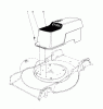Toro 17005 - Electric Lawnmower, 1977 (7000001-7999999) Ricambi SHROUD ASSEMBLY