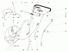 Toro 18302 - Electric Whirlwind Lawnmower, 1969 (9000001-9999999) Listas de piezas de repuesto y dibujos HANDLE ASSEMBLY