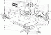 Toro 18301 - Electric Whirlwind Lawnmower, 1970 (0000001-0999999) Listas de piezas de repuesto y dibujos MAIN FRAME ASSEMBLY