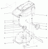 Toro 20050 (E120) - Carefree Recycler Electric Mower, E120, 1999 (99000001-99999999) Listas de piezas de repuesto y dibujos DECK, LINER, & WHEEL ASSEMBLY