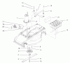 Toro 20052 (E24) - Carefree Recycler Electric Mower, E24, 2000 (200000001-200999999) Listas de piezas de repuesto y dibujos MOTOR, BATTERY, AND BLADE ASSEMBLY