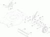 Toro 20360 - e-Cycler 20" Cordless Lawn Mower, 2011 (311000001-311999999) Listas de piezas de repuesto y dibujos REAR AXLE AND HEIGHT-OF-CUT ASSEMBLY