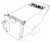 Toro 20564 - Electric Lawnmower, 1986 (6000001-6999999) Listas de piezas de repuesto y dibujos GRASS BAG ASSEMBLY 11-9469