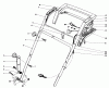 Toro 20564 - Electric Lawnmower, 1984 (4000001-4999999) Ricambi HANDLE ASSEMBLY