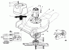 Toro 20564 - Electric Lawnmower, 1989 (9000001-9999999) Listas de piezas de repuesto y dibujos MOTOR & BLADE ASSEMBLY