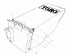 Toro 20564C - Electric Lawnmower, 1987 (7000001-7999999) Listas de piezas de repuesto y dibujos GRASS BAG ASSEMBLY NO. 11-9469