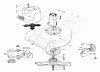 Toro 20564C - Electric Lawnmower, 1987 (7000001-7999999) Ricambi MOTOR & BLADE ASSEMBLY