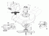 Toro 20564C - Electric Lawnmower, 1989 (9000001-9999999) Listas de piezas de repuesto y dibujos MOTOR & BLADE ASSEMBLY
