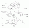 Toro 20646 - Carefree Electric WPM, 120 VAC, 1998 (89000001-89999999) Pièces détachées DECK, LINER AND WHEEL ASSEMBLY