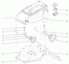 Toro 20647 - Carefree Electric WPM, 24 VDC, 1997 (7900001-7999999) Pièces détachées DECK, LINER AND WHEEL ASSEMBLY