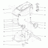 Toro 20650 - Carefree Recycler Electric Mower, E36, 1999 (99000001-99999999) Listas de piezas de repuesto y dibujos DECK, LINER AND WHEEL ASSEMBLY