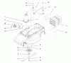 Toro 20650 - Carefree Recycler Electric Mower, E36, 1999 (99000001-99999999) Listas de piezas de repuesto y dibujos MOTOR, BATTERIES AND BLADE ASSEMBLY